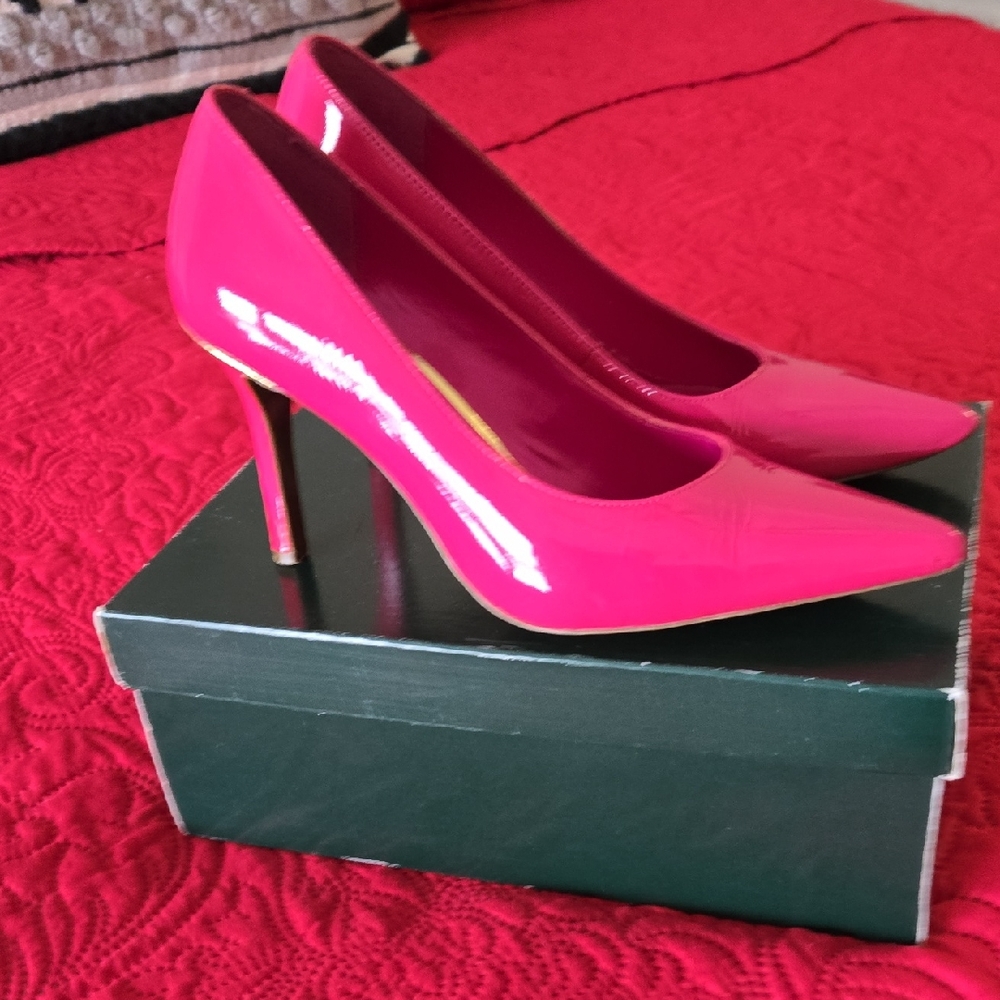 Ralph Lauren Vibrant Pink Heels